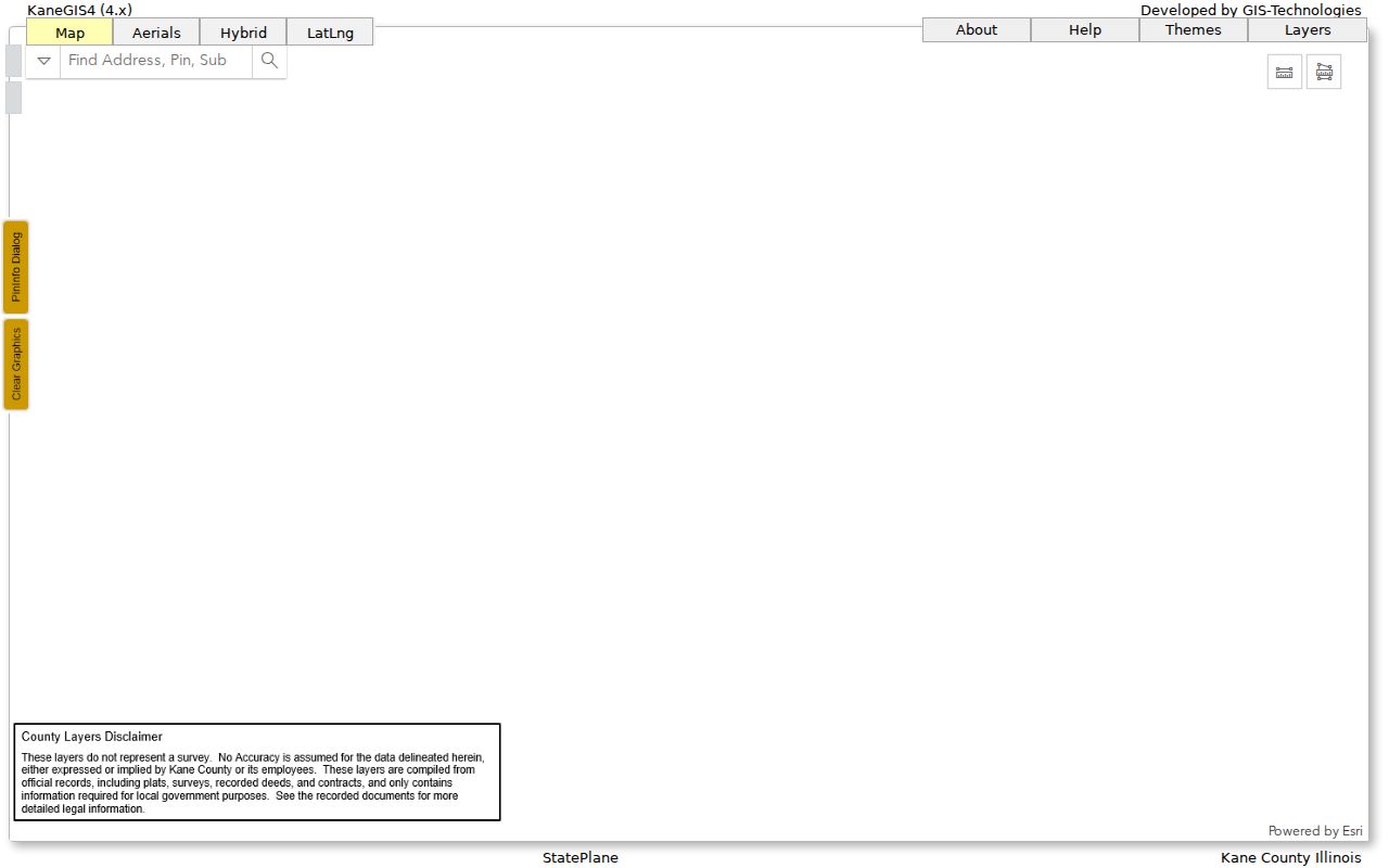KaneGIS4 parcel viewer for Huntley street research